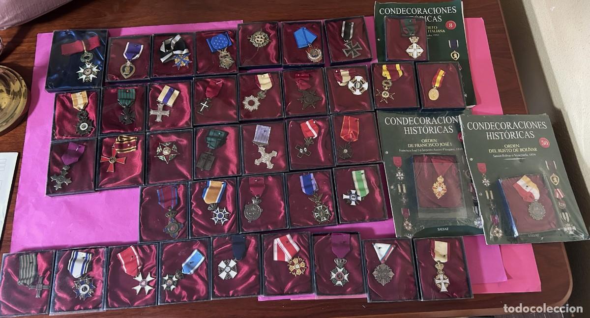 Militaria: CONDECORACIONES MEDALLAS HISTORICAS COLECCION SALVAT