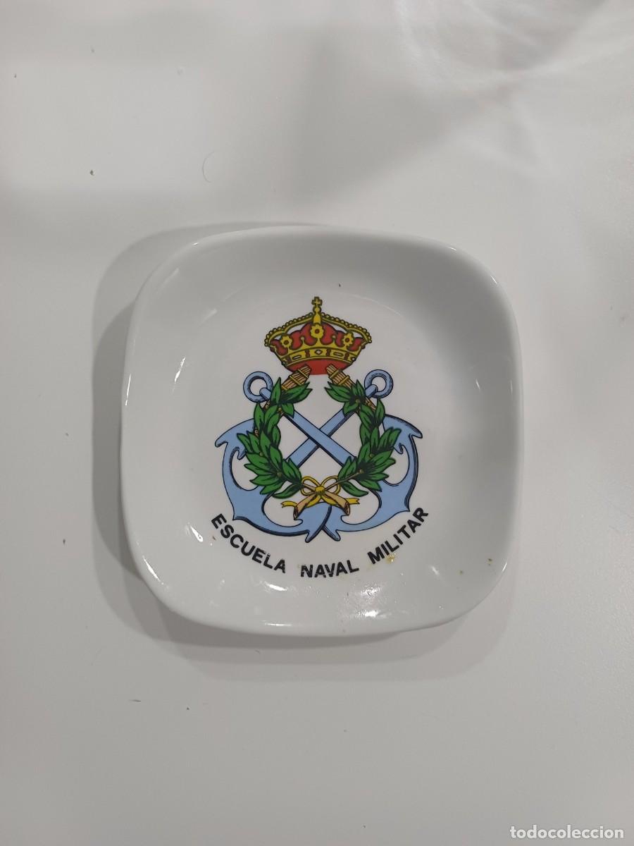 Militaria: CENICERO ANTIGUO DE LA ESCUELA NAVAL MILITAR