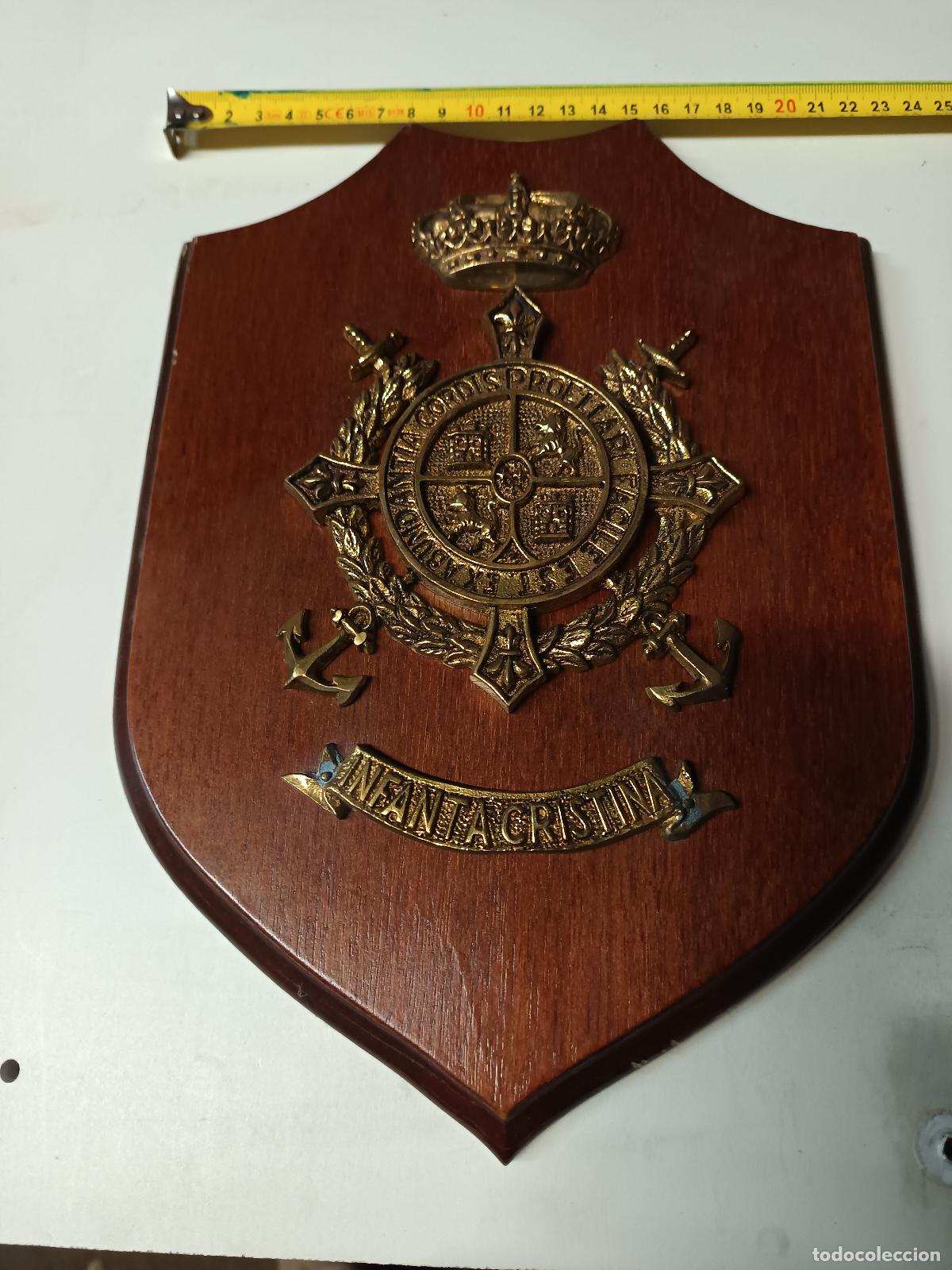 Militaria: METOPA MARINA CORBETA INFANTA CRISTINA ARMADA ESPA&Ntilde;OLA, BRONCE