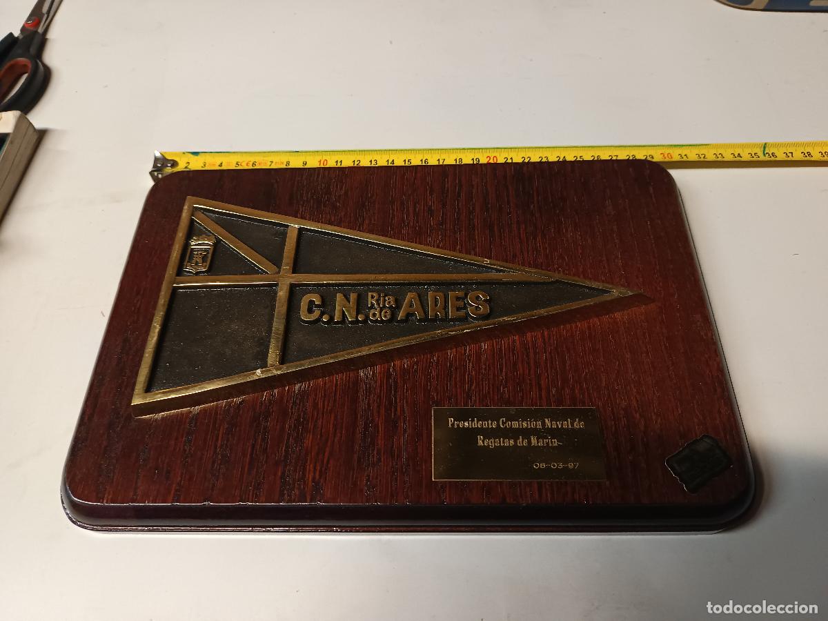 Militaria: METOPA MARINA CLUB NAUTICO RIA DE ARES, PRESIDENTE REGATAS DE MARIN 1997, BRONCE