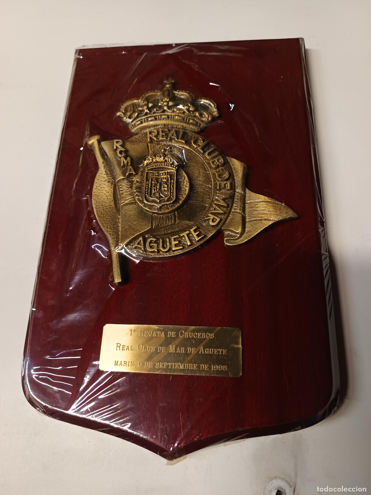 Militaria: METOPA MARINA REAL CLUB DE MAR DE AGUETE MARIN, 1998 1&ordf; REGATA DE CRUCEROS, BRONCE