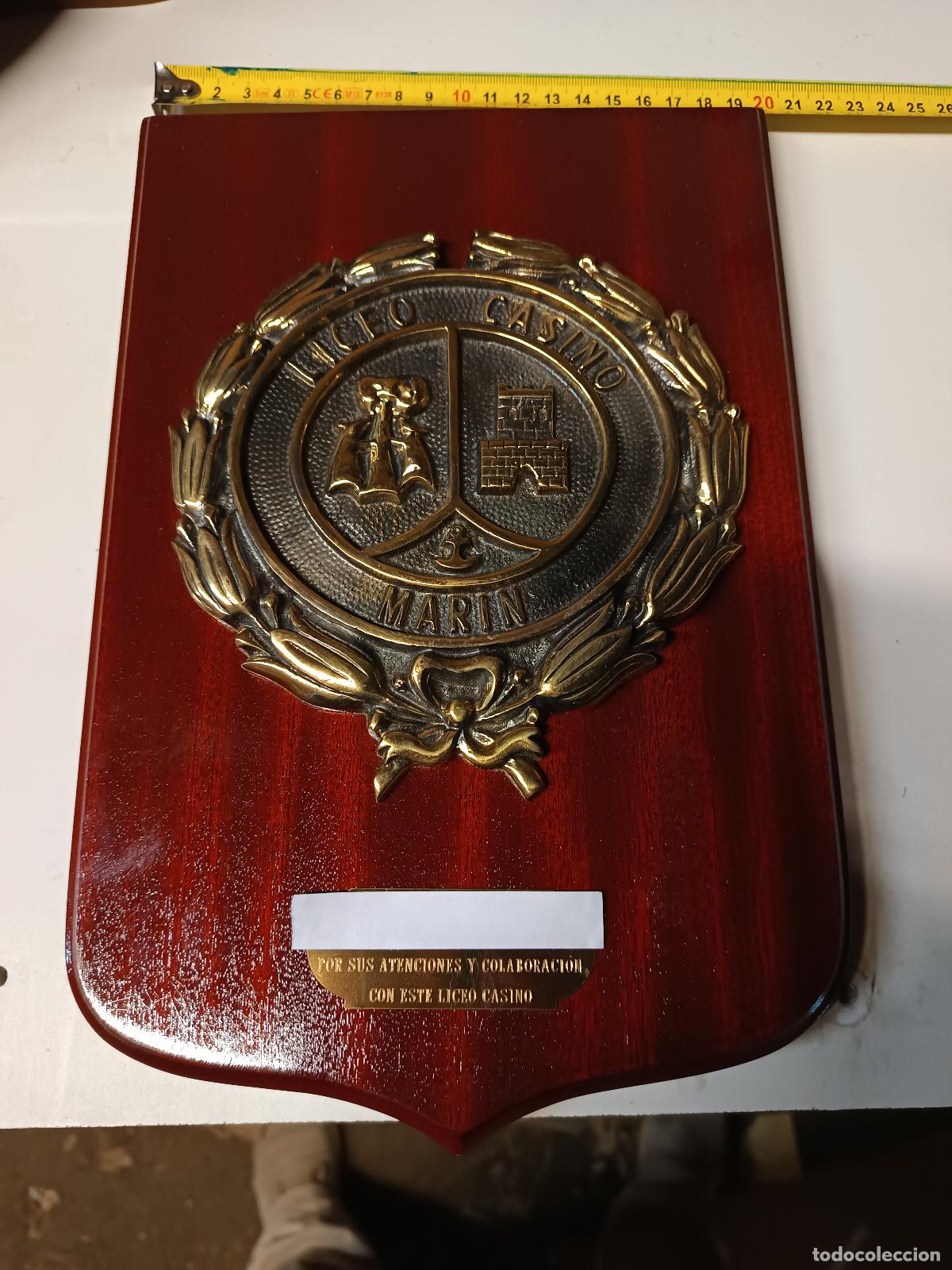 Militaria: METOPA LICEO CASINO MARIN, BRONCE
