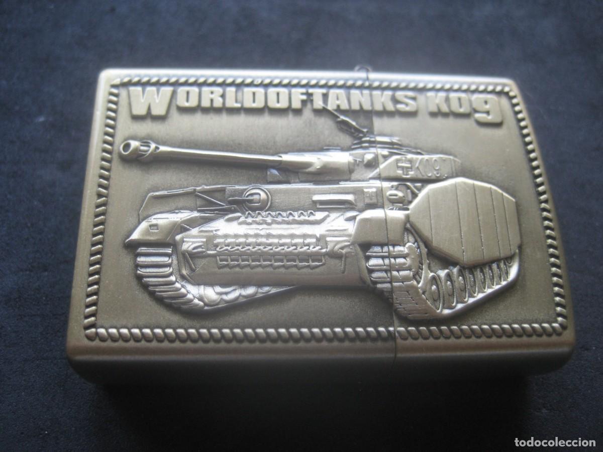 Militaria: MECHERO GASOLINA JIANTAI 1989 (Tipo Zippo). WOLRLD OF TANKS KO9. SERIE TANQUES