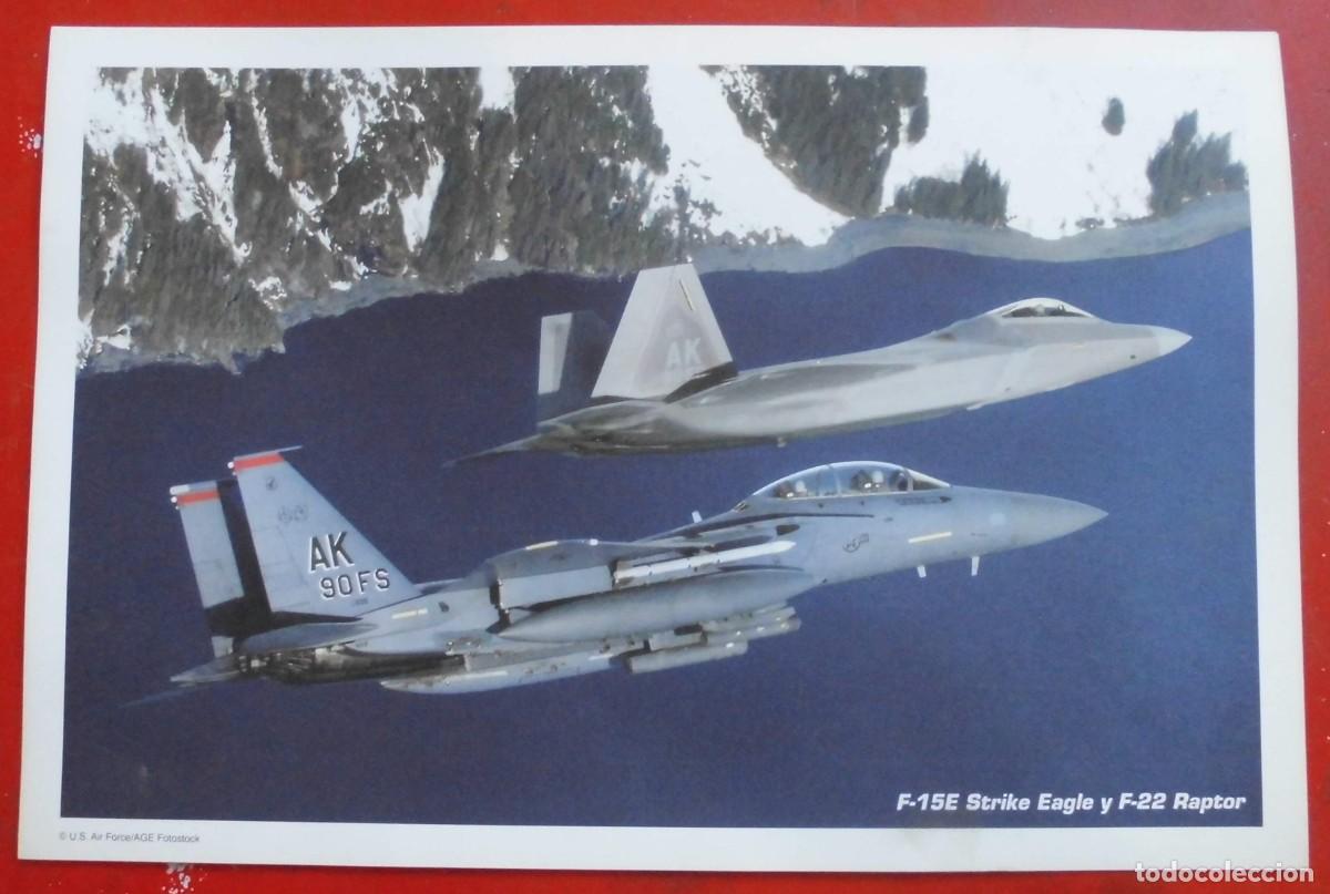 Militaria: F-15 Y F-22. EN BUEN ESTADO