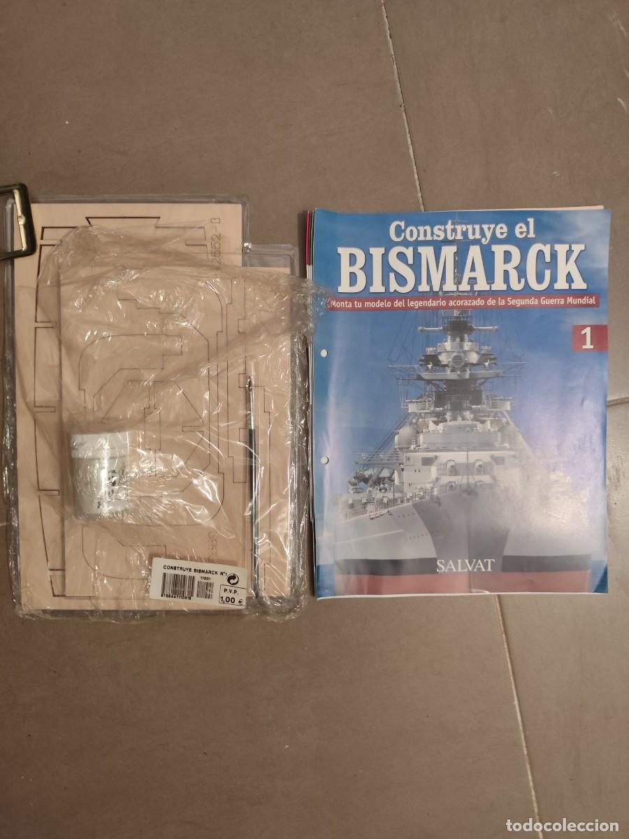 Militaria: Bismarck Salvat 1:200 &mdash; Colecci&oacute;n completa 140 fasc&iacute;culos SIN ABRIR