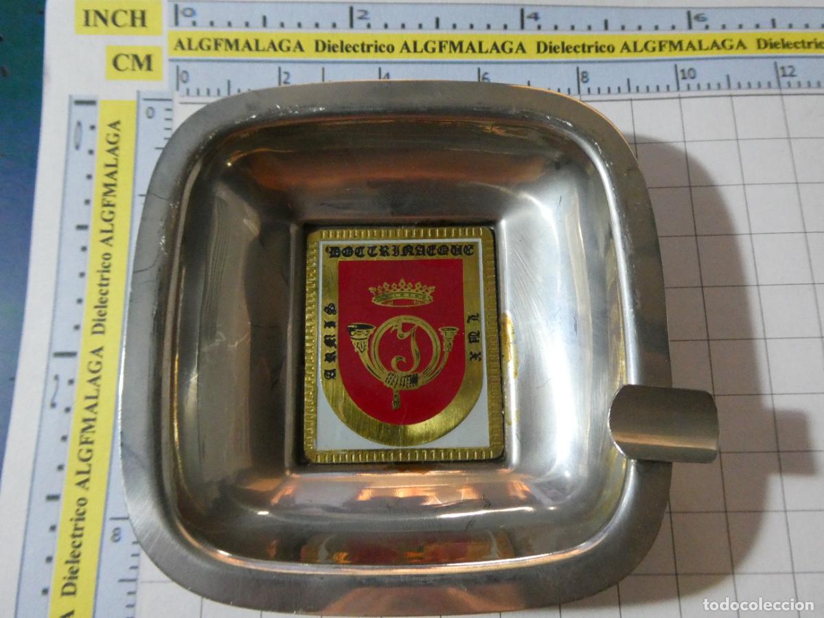 Militaria: CENICERO METAL MILITAR. ACADEMIA MILITAR INFANTER&Iacute;A TOLEDO. 9CM 60GR