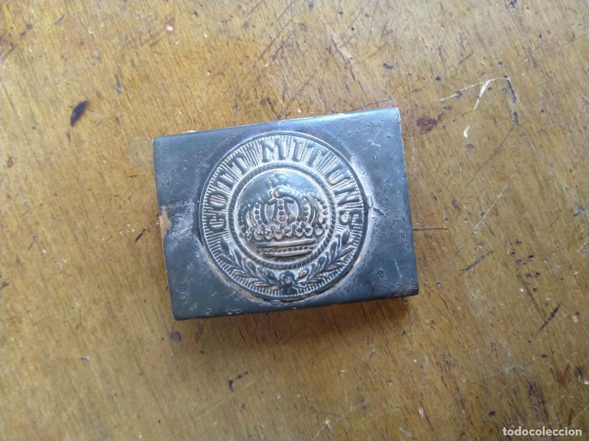 Militaria: Hebilla Alemania Prusia Primera Guerra Mundial