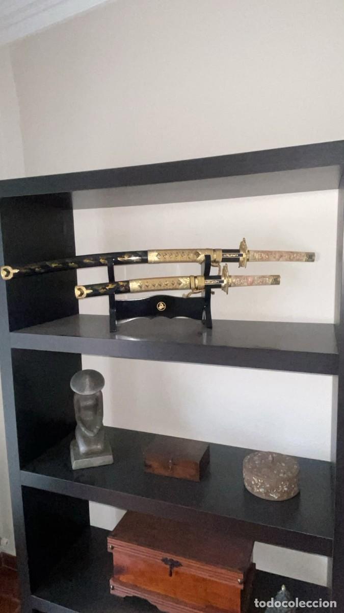 Militaria: Conjunto decorativo de Ken y Wakizashi
