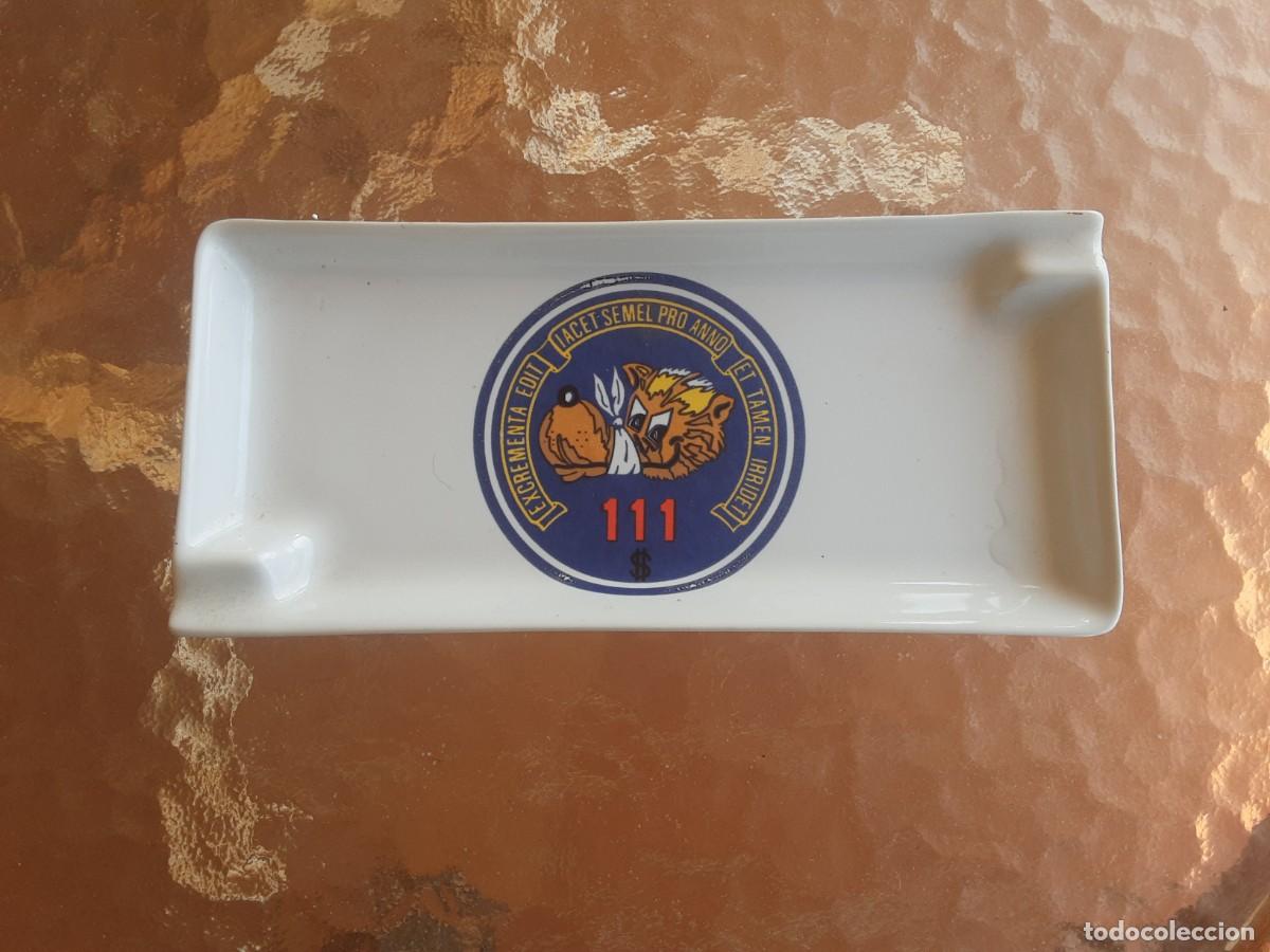 Militaria: Cenicero 111 Escuadr&oacute;n Ala 11 (Base de Manises) del Ej&eacute;rcito del Aire primeros a&ntilde;os 80