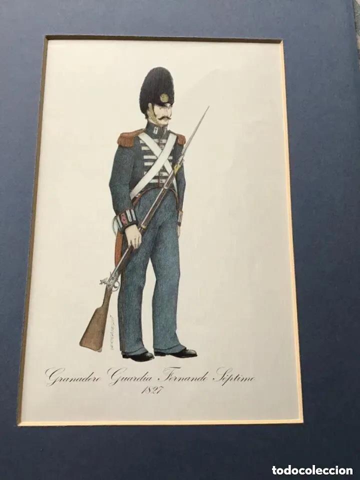 Militaria: L&Aacute;MINA MILITAR HIST&Oacute;RICA GRANADERO GUARDIA DE FERNANDO S&Eacute;PTIMO 1827