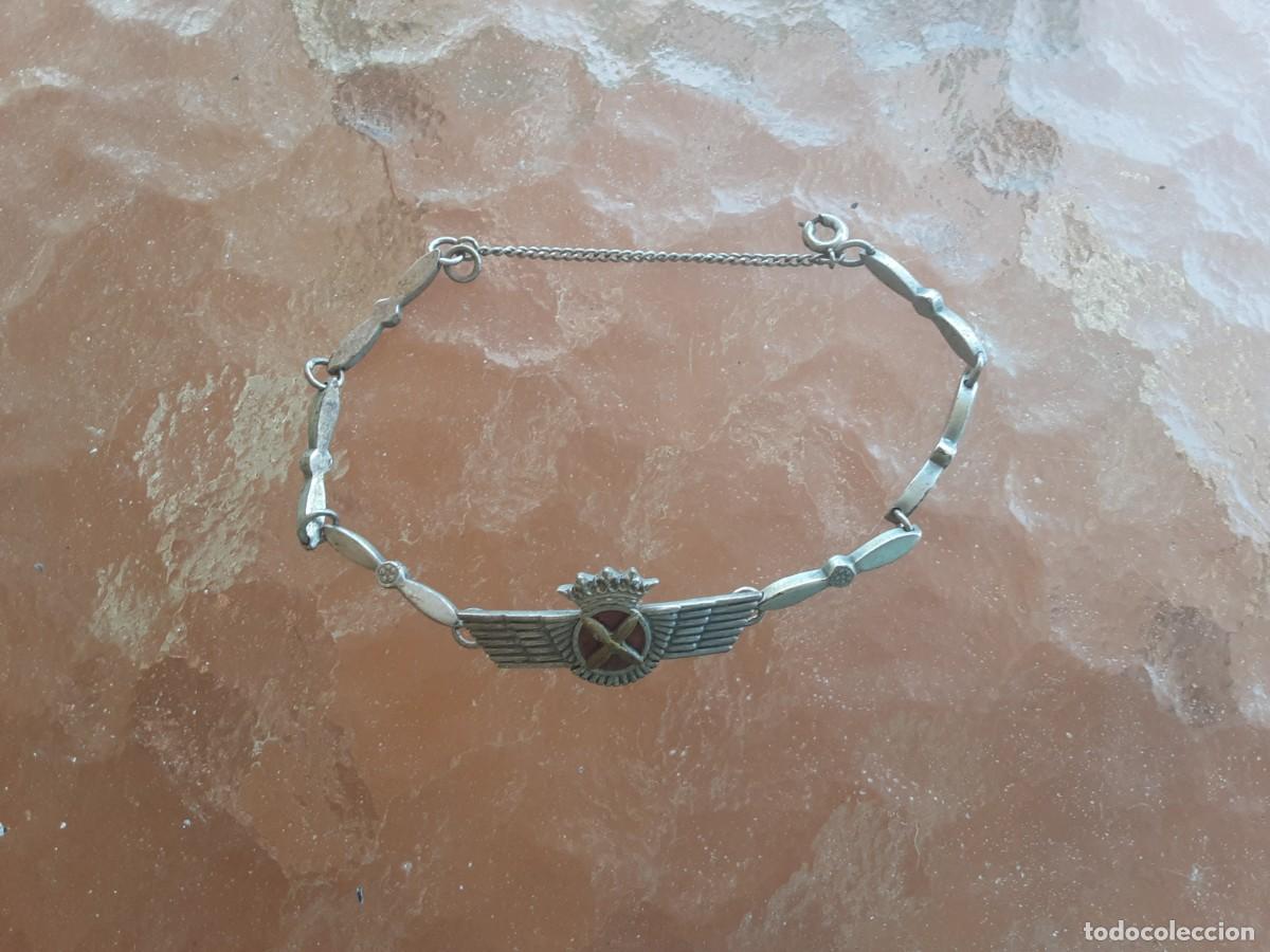 Militaria: Pulsera Ej&eacute;rcito del Aire rokiski regimen anterior a&ntilde;os 60