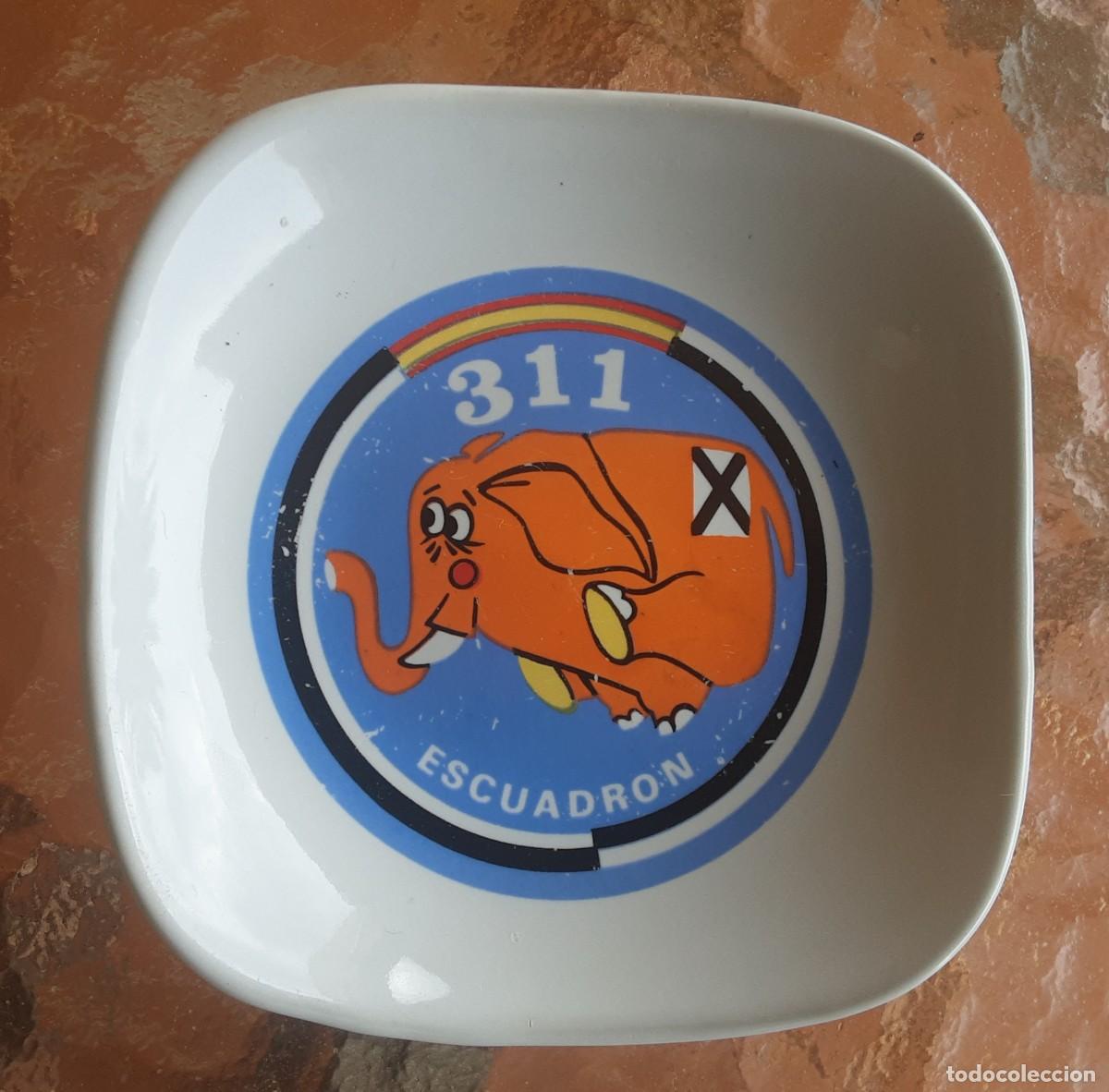 Militaria: Cenicero 311 Esc. Ala 31 (Base Zaragoza) Ej&eacute;rcito del Aire - Principios 80