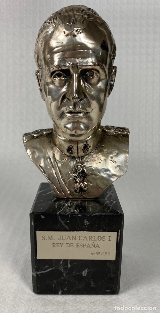 Militaria: BUSTO DE SM JUAN CARLOS I REY DE ESPA&Ntilde;A numerado 35/150 firmado JS Carrasco