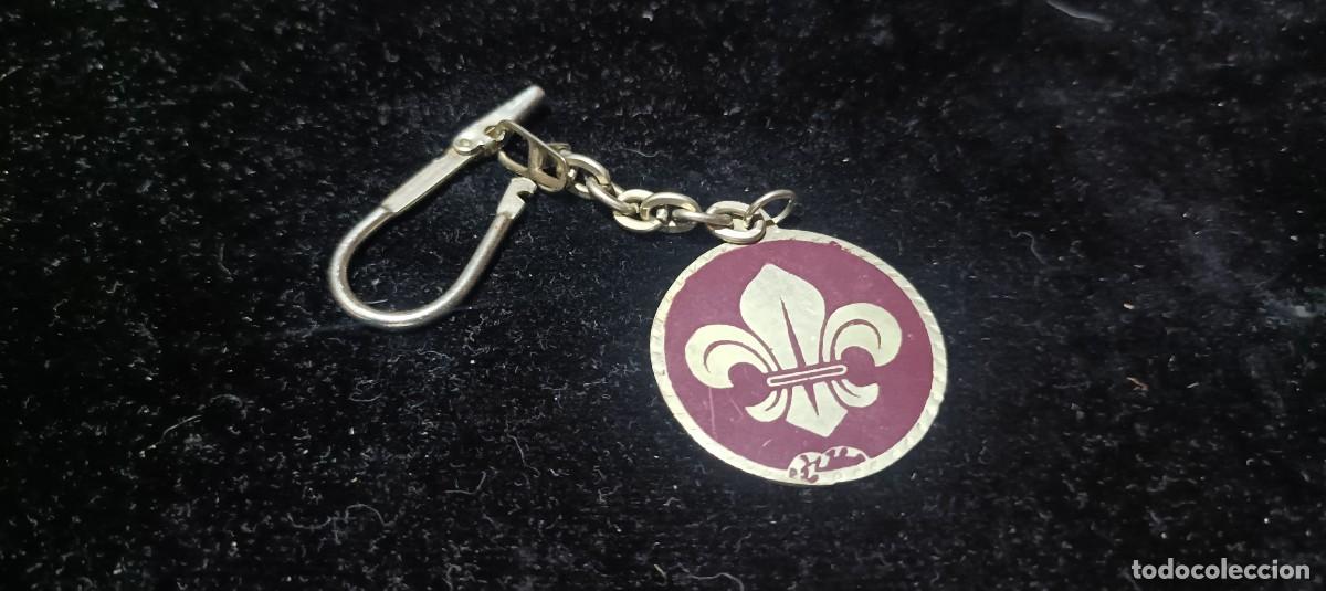 Militaria: Antiguo llavero de los boy scout