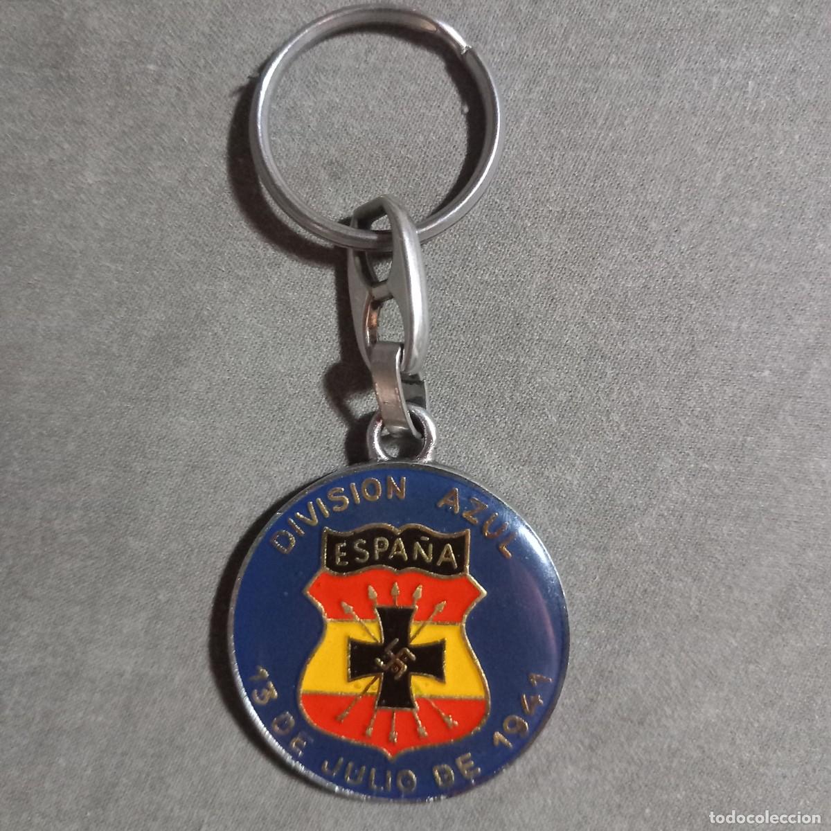 Militaria: Llavero division azul.