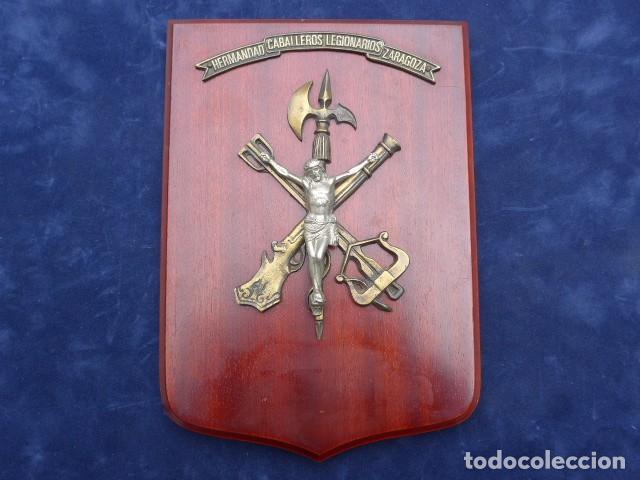 Militaria: ANTIGUA METOPA DE LA LEGION - HERMANDAD CABALLEROS LEGIONARIOS ZARAGOZA