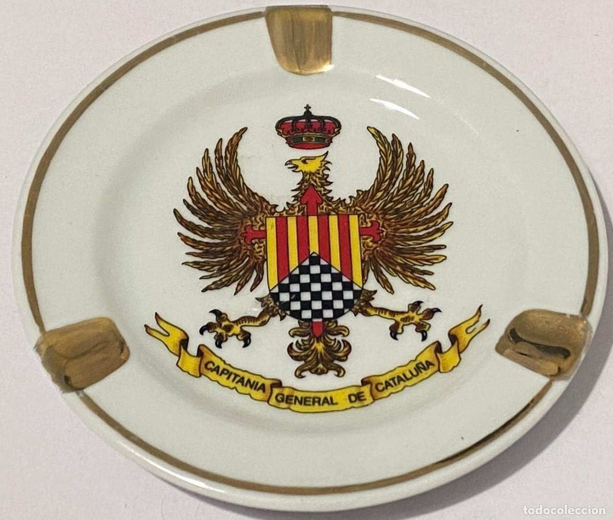 Militaria: Cenicero Capitan&iacute;a General de Catalu&ntilde;a, Gobierno Militar, Barcelona, Catalu&ntilde;a Espa&ntilde;a Ej&eacute;rcito Tierra