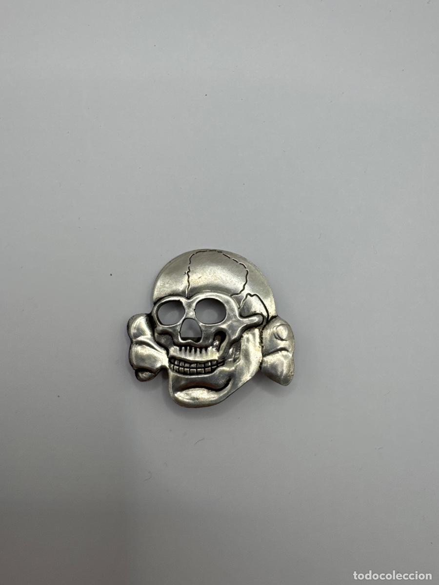 Militaria: CALAVERA TOTENKOPF WAFFEN SS ALEMANA &ndash; REPRODUCCI&Oacute;N DE GRAN CALIDAD &ndash; II GUERRA MUNDIAL