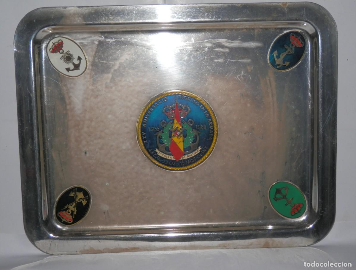 Militaria: BANDEJA XXV ANIVERS&Aacute;RIO INGRESO EN LA ARMADA
