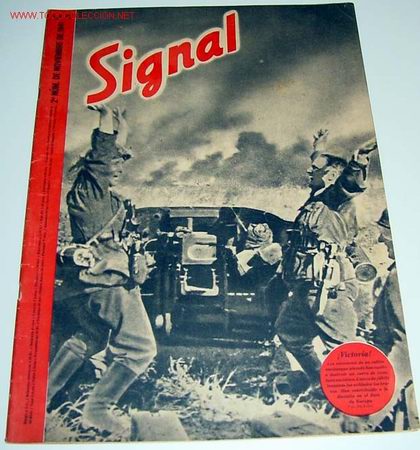 Military Antiques: ANTIGUA REVISTA SIGNAL - n&ordm; 2&ordm; NOVIEMBRE 1941 - 47 PAGINAS - 37 X 27 CMS. SI TIENE POSTER (PAGINA CE