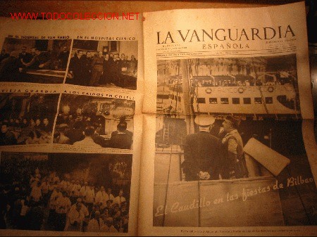 Militaria: DIARIO LA VANGUARDIA A&Ntilde;O 1939