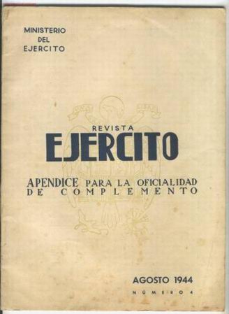 Militaria: (I) REVISTA EJERCITO NUMERO 4 DE 1944