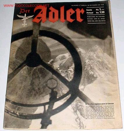 Military Antiques: ANTIGUA REVISTA ALEMANA  ADLER - N&ordm; 2 - 26 ENERO 1943