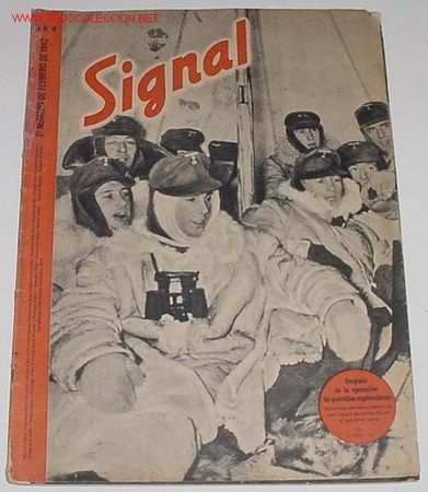 Military Antiques: ANTIGUA REVISTA SIGNAL SEGUNDO   NUMERO DE FEBRERO  1942 - MIDE 36 X 27 CMS.