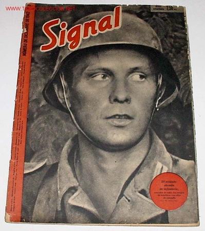 Military Antiques: ANTIGUA REVISTA SIGNAL DE DICIEMBRE DE 1942 - MIDE 36 X 27 CMS.