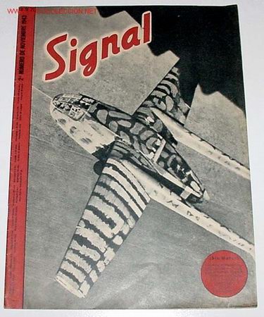 Military Antiques: ANTIGUA REVISTA SIGNAL SEGUNDO NUMERO DE NOVIEMBRE DE 1943 - MIDE 36 X 27 CMS.