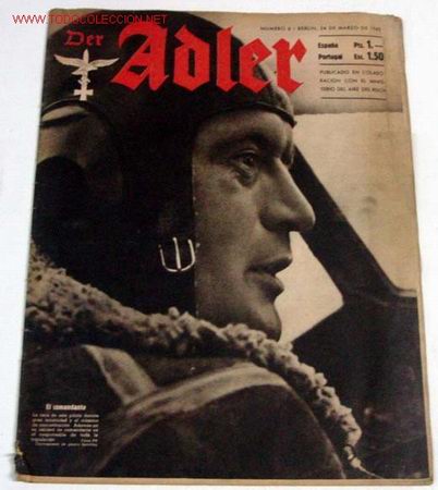 Militaria: ANTIGUA REVISTA DER ADLER N&ordm; 6 - MARZO 1942 -  28 PAGINAS INCLUYENDO TAPAS - EN ESPA&Ntilde;OL Y ALEMAN - 2