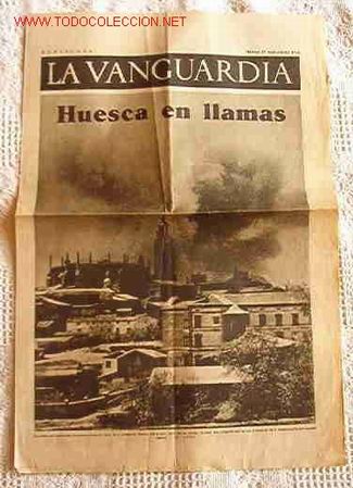 Military Antiques: Peri&oacute;dico ''La Vanguardia'', 29 de septiembre de 1936