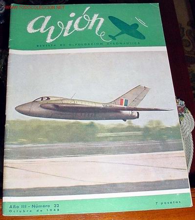 Military Antiques: AVION - Revista de Divulgacion Aeronautica. A&ntilde;o 3. n&ordm; 32 - 1948 - Aviacion Aeronautica Revista - MUC