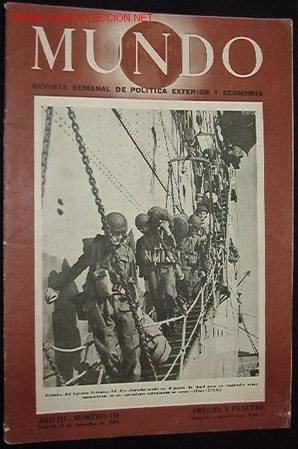 Militaria: Revista Mundo 13-diciembre 1942