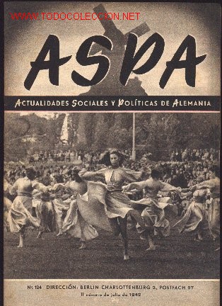 Militaria: Revista alemana Aspa, n&ordm; 124. Actualidades socoales y politicas alemanas.