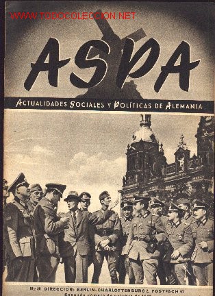 Militaria: Revista alemana ASPA n&ordm; 20. Actualidades sociales y politicas alemanas.