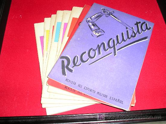 Militaria: LOTE DE 8 REVISTAS DEL ESPIRITU MILITAR ESPA&Ntilde;OL -RECONQUISTA-