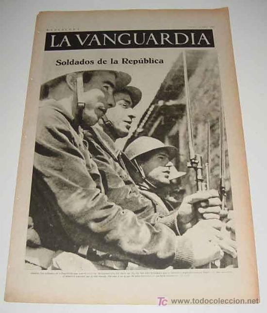 Military Antiques: LA VANGUARDIA - GUERRA CIVIL - 4 PAG - 23 DE ABRIL DE 1937 - MUCHAS FOTOS - VISTO DESDE EL BANDO REP