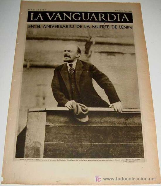 Military Antiques: LA VANGUARDIA - GUERRA CIVIL - 4 PAG - 23 DE ENERO DE 1937 - MUCHAS FOTOS - VISTO DESDE EL BANDO REP