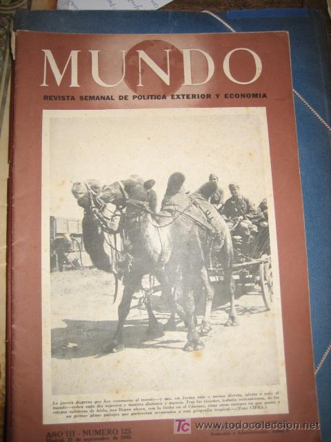 Military Antiques: Revista MUNDO a&ntilde;o 1942, n&ordm; 125