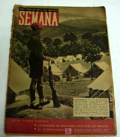 Military Antiques: Revista Semana N&ordm; 25 Verano 1940 La invasi&oacute;n de Inglaterra vista por los ingleses