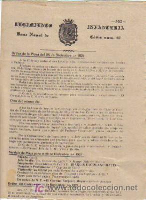 Militaria: REGLAMENTO DE INFANTER&Iacute;A DE 1921 - Foto 1