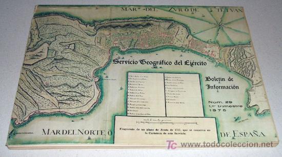 Military Antiques: ANTIGUA REVISTA MILITAR DE L SERVICIO GEOGRAFICO DEL EJERCITO - BOLETIN DE INFORMACION N&ordm; 29 - PRIME
