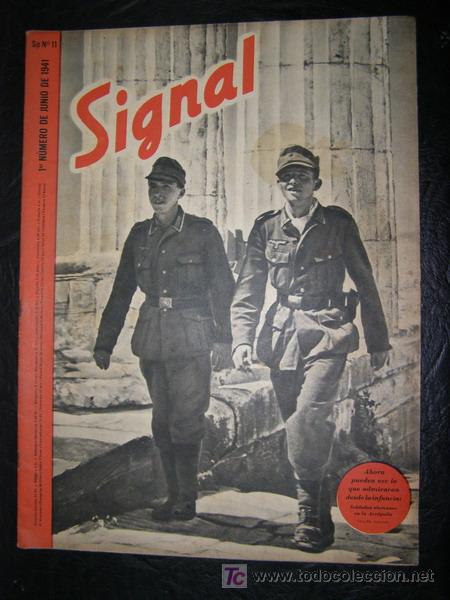 Military Antiques: 3. Revista alemana Signal, 2 &ordf; Guerra Mundial, 1&ordm; n&uacute;mero de junio de 1941.