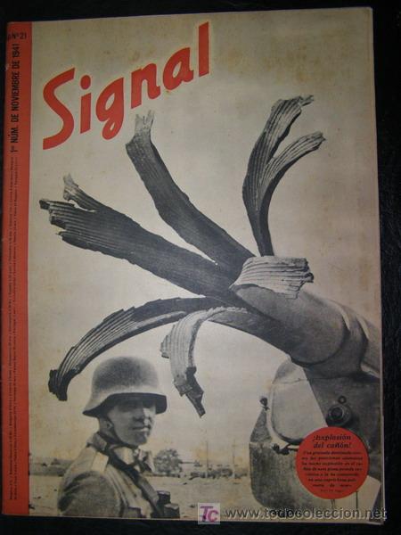 Military Antiques: 16. Revista alemana Signal, 2 &ordf; Guerra Mundial, 1&ordm;  n&uacute;mero  de noviembre de 1941.