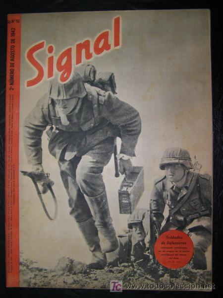 Military Antiques: 22. Revista alemana Signal, 2&ordf; Guerra Mundial. 2&ordm; n&uacute;mero de agosto de 1942.