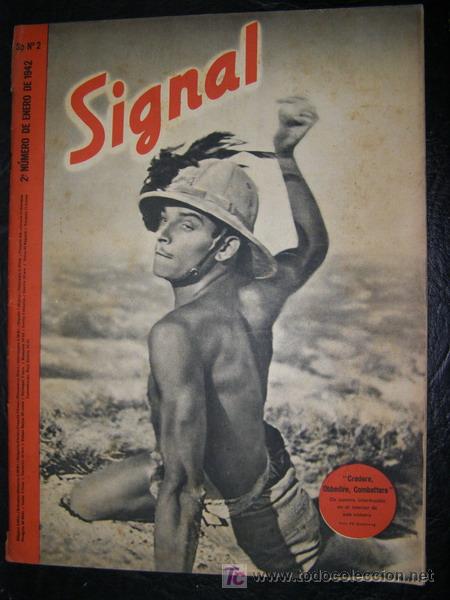 Military Antiques: 25. Revista alemana Signal, 2&ordf; Guerra Mundial. 2&ordm; n&uacute;mero de enero de 1942.