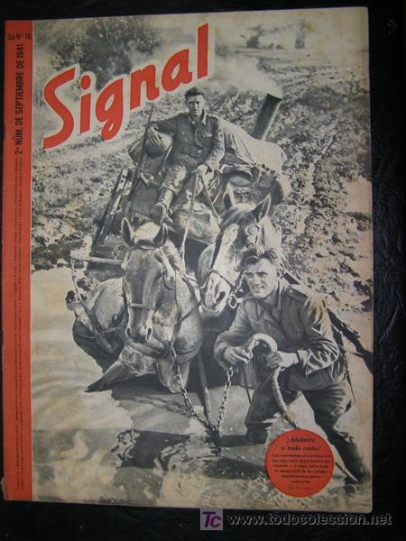 Military Antiques: 30. Revista alemana Signal, 2&ordf; Guerra Mundial. 2&ordm; n&uacute;mero de septiembre de 1942.