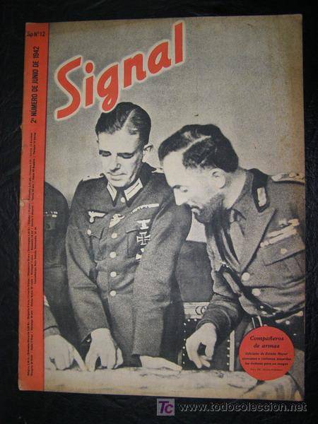 Military Antiques: 39. Revista alemana Signal, 2&ordf; Guerra Mundial.  2&ordm; n&uacute;mero de junio de  1942.
