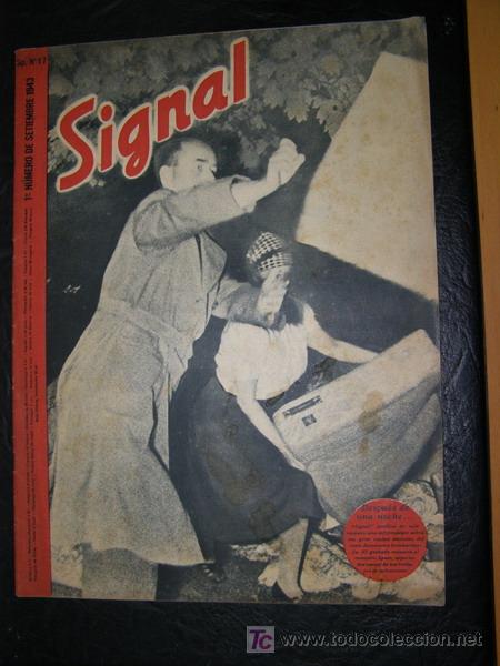 Military Antiques: 45. Revista alemana Signal, 2&ordf; Guerra Mundial.  1&ordm; n&uacute;mero de septiembre de  1943.